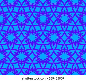Geometric shape abstract vector illustration. Seamless pattern.