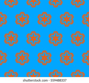 Geometric shape abstract vector illustration. Seamless pattern.