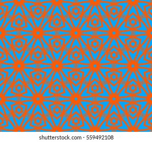 Geometric shape abstract vector illustration. Seamless pattern.