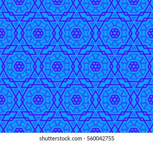 Geometric shape abstract vector illustration. Seamless pattern.