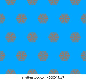 Geometric shape abstract vector illustration. Seamless pattern.
