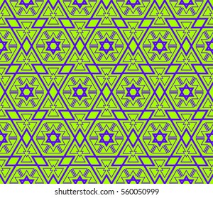 Geometric shape abstract vector illustration. Seamless pattern.