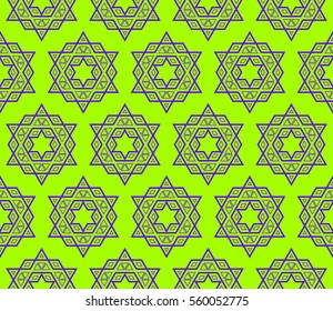 Geometric shape abstract vector illustration. Seamless pattern.