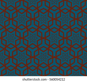 Geometric shape abstract vector illustration. Seamless pattern.