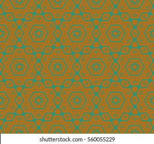Geometric shape abstract vector illustration. Seamless pattern.