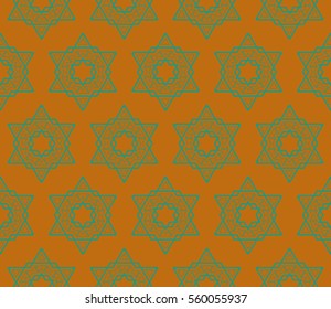 Geometric shape abstract vector illustration. Seamless pattern.