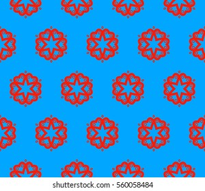 Geometric shape abstract vector illustration. Seamless pattern.