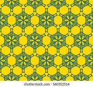 Geometric shape abstract vector illustration. Seamless pattern.