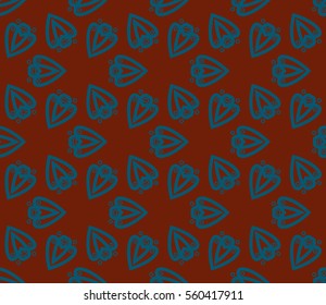 Geometric shape abstract vector illustration. Seamless pattern.