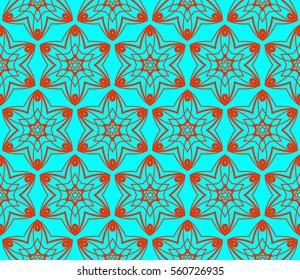 Geometric shape abstract vector illustration. Seamless pattern.