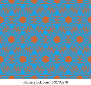 Geometric shape abstract vector illustration. Seamless pattern.