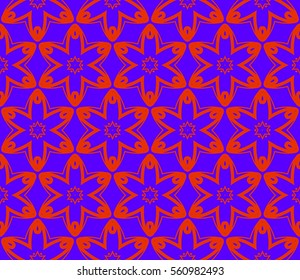 Geometric shape abstract vector illustration. Seamless pattern.