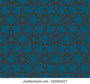 Geometric shape abstract vector illustration. Seamless pattern.