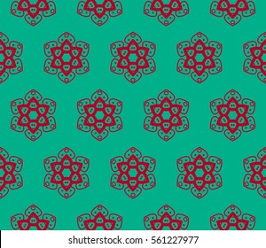 Geometric shape abstract vector illustration. Seamless pattern.