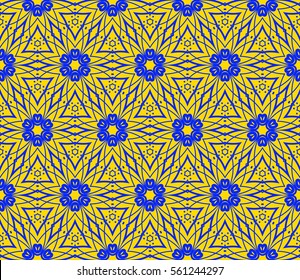 Geometric shape abstract vector illustration. Seamless pattern.