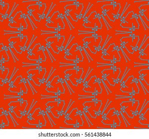 Geometric shape abstract vector illustration. Seamless pattern.