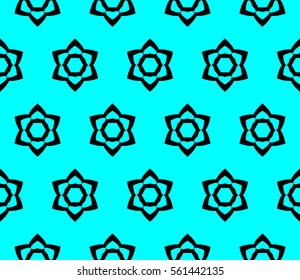 Geometric shape abstract vector illustration. Seamless pattern.