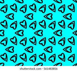 Geometric shape abstract vector illustration. Seamless pattern.