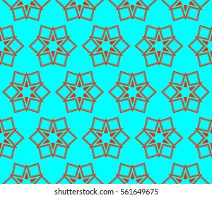 Geometric shape abstract vector illustration. Seamless pattern.