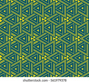 Geometric shape abstract vector illustration. Seamless pattern.