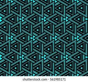 Geometric shape abstract vector illustration. Seamless pattern.