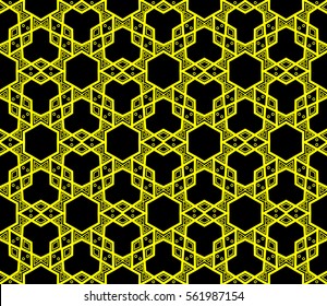 Geometric shape abstract vector illustration. Seamless pattern.