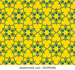 Geometric shape abstract vector illustration. Seamless pattern.