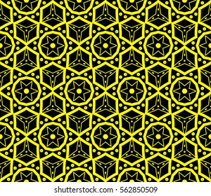 Geometric shape abstract vector illustration. Seamless pattern.