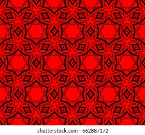 Geometric shape abstract vector illustration. Seamless pattern.