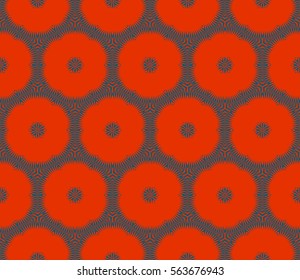 Geometric shape abstract vector illustration. Seamless pattern.