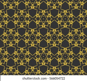 Geometric shape abstract vector illustration. Seamless pattern.