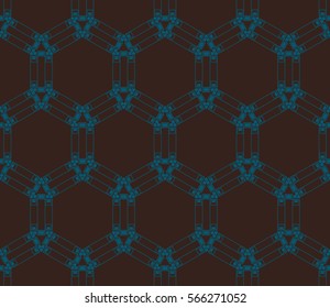 Geometric shape abstract vector illustration. Seamless pattern.