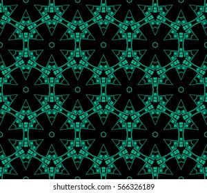 Geometric shape abstract vector illustration. Seamless pattern.
