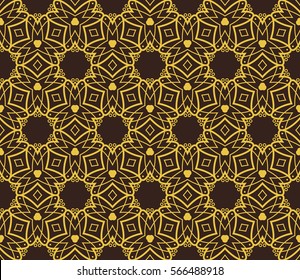 Geometric shape abstract vector illustration. Seamless pattern.
