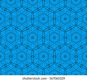 Geometric shape abstract vector illustration. Seamless pattern.