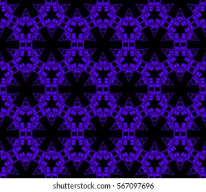 Geometric shape abstract vector illustration. Seamless pattern.