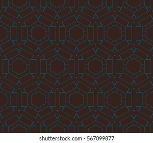 Geometric shape abstract vector illustration. Seamless pattern.