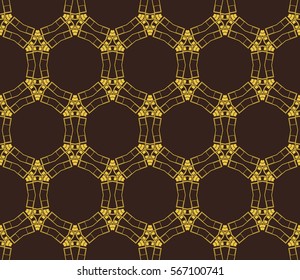 Geometric shape abstract vector illustration. Seamless pattern.