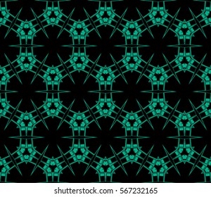 Geometric shape abstract vector illustration. Seamless pattern.
