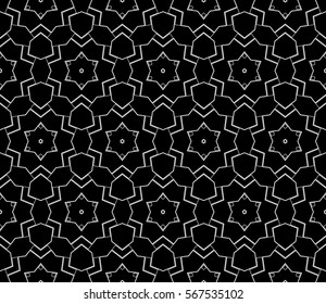 Geometric shape abstract vector illustration. Seamless pattern.