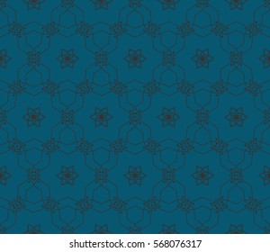 Geometric shape abstract vector illustration. Seamless pattern.