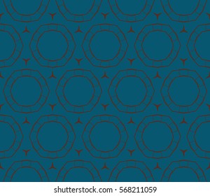 Geometric shape abstract vector illustration. Seamless pattern.