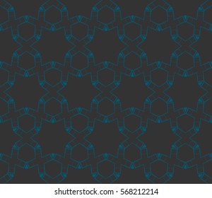 Geometric shape abstract vector illustration. Seamless pattern.