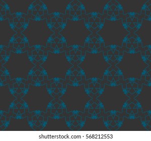 Geometric shape abstract vector illustration. Seamless pattern.