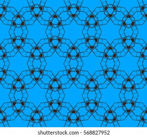 Geometric shape abstract vector illustration. Seamless pattern.