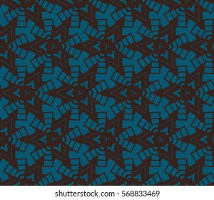 Geometric shape abstract vector illustration. Seamless pattern.