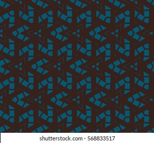 Geometric shape abstract vector illustration. Seamless pattern.