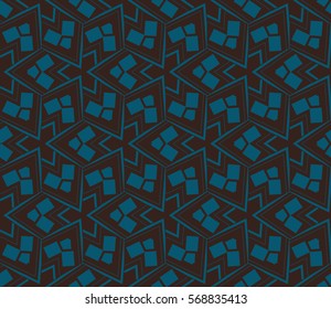 Geometric shape abstract vector illustration. Seamless pattern.