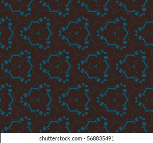 Geometric shape abstract vector illustration. Seamless pattern.