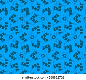 Geometric shape abstract vector illustration. Seamless pattern.